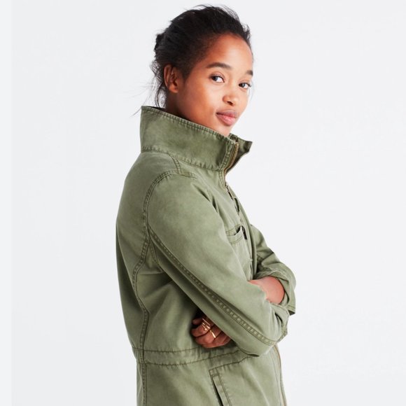 Madewell Fleet Jacket Desert Olive XS - Picture 2 of 11